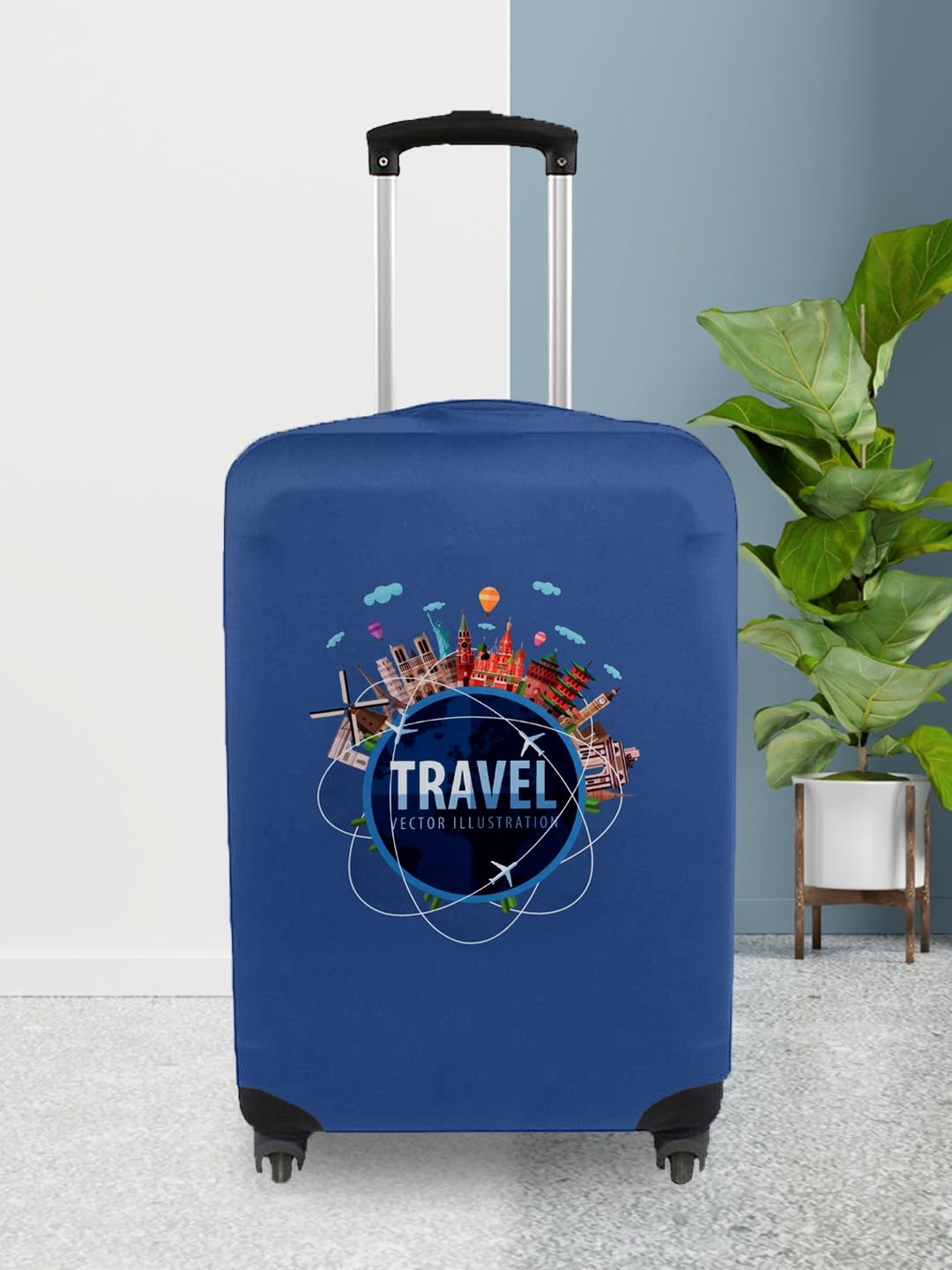 Cortina Luggage Cover Trolley Travel Covers Washable Dust Proof Anti-Scratch Suitcase Protector, Medium-Navy (B0CKLGY794) Amazon Price History, Amazon Price Tracker