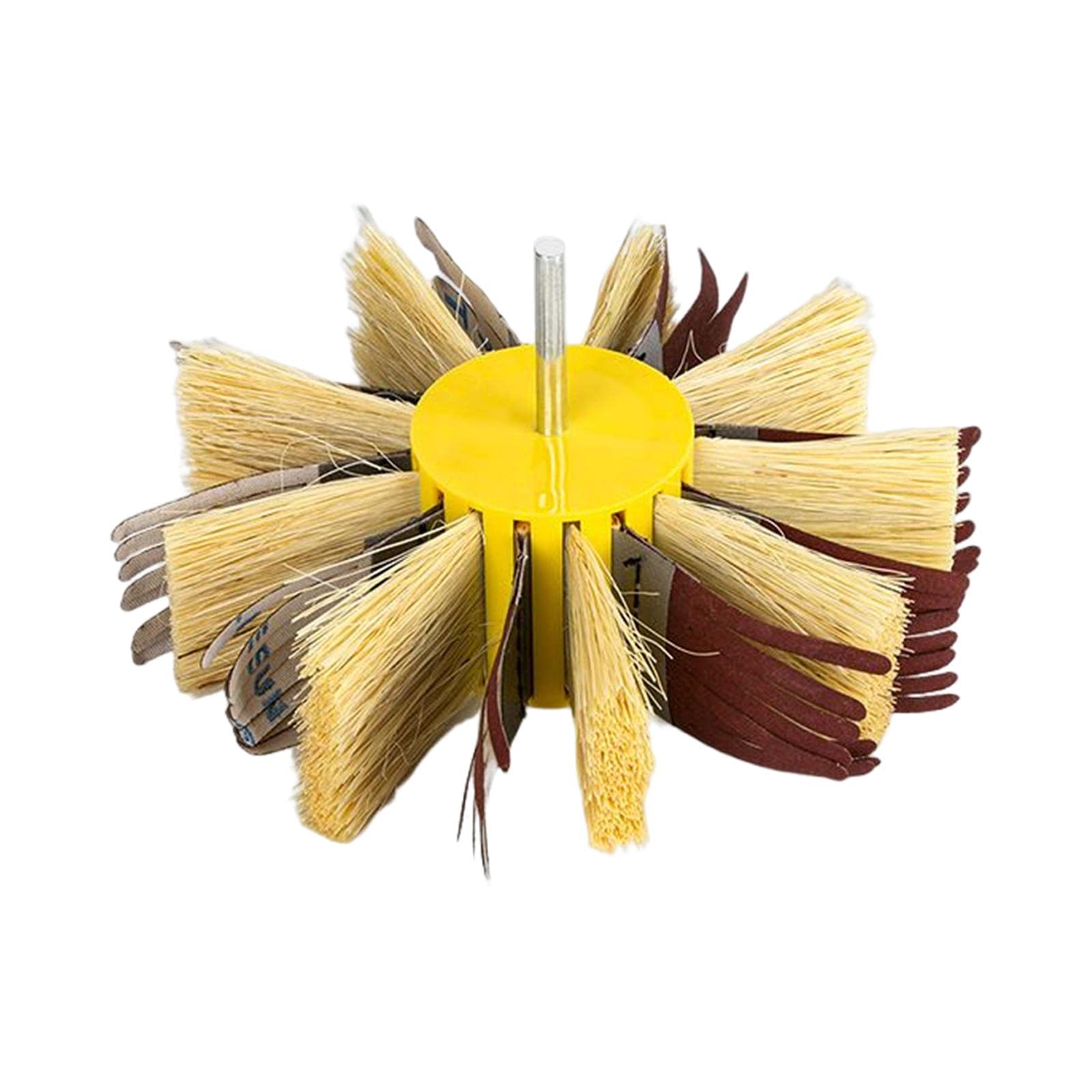 Milageto Grinding Buffing Wheel Sanding Mop Grinding Wheel for Furniture Polishing Grinding