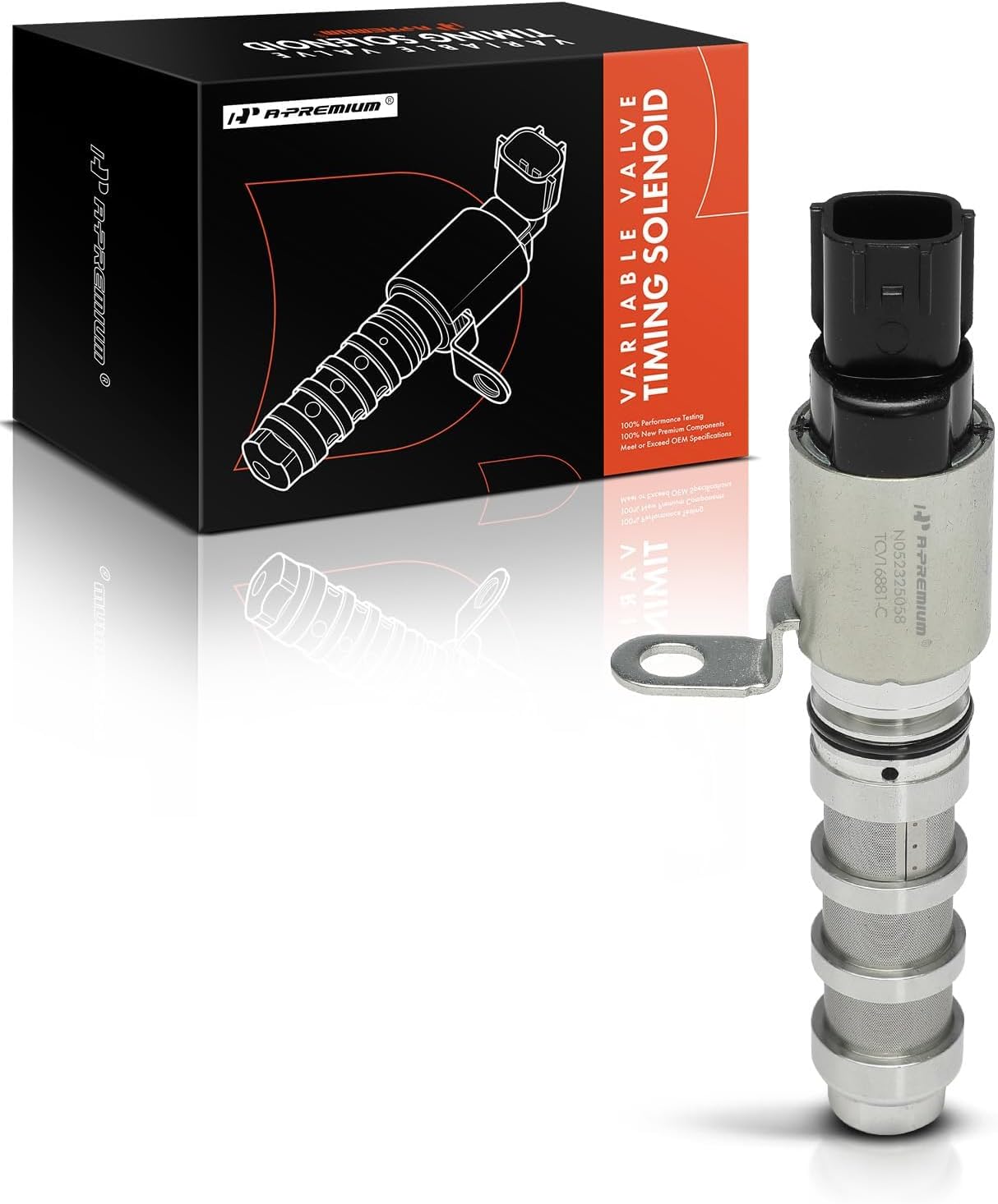 A-Premium Engine Variable Valve Timing (VVT) Solenoid Compatible with Nissan Altima 2007-2013, Rogue 2008-2013, Sentra 2007-2012, Juke 2011-2014, 1.6L 2.5L, Replace# 23796JA00A
