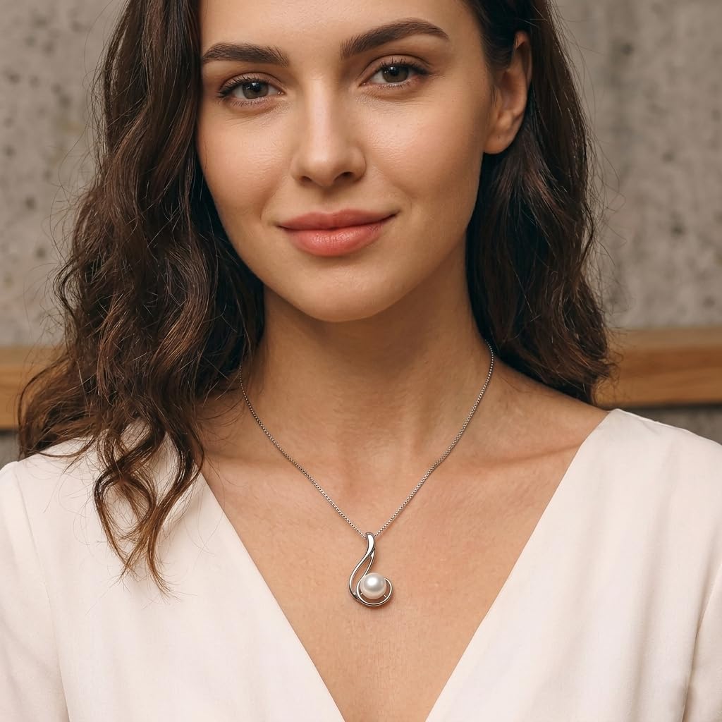 perlenkette Schmuck Weihnachten Muttertags Geschenk Valentinstag Jubiläum Hochzeit Geburtstag Frau Freundin Mama