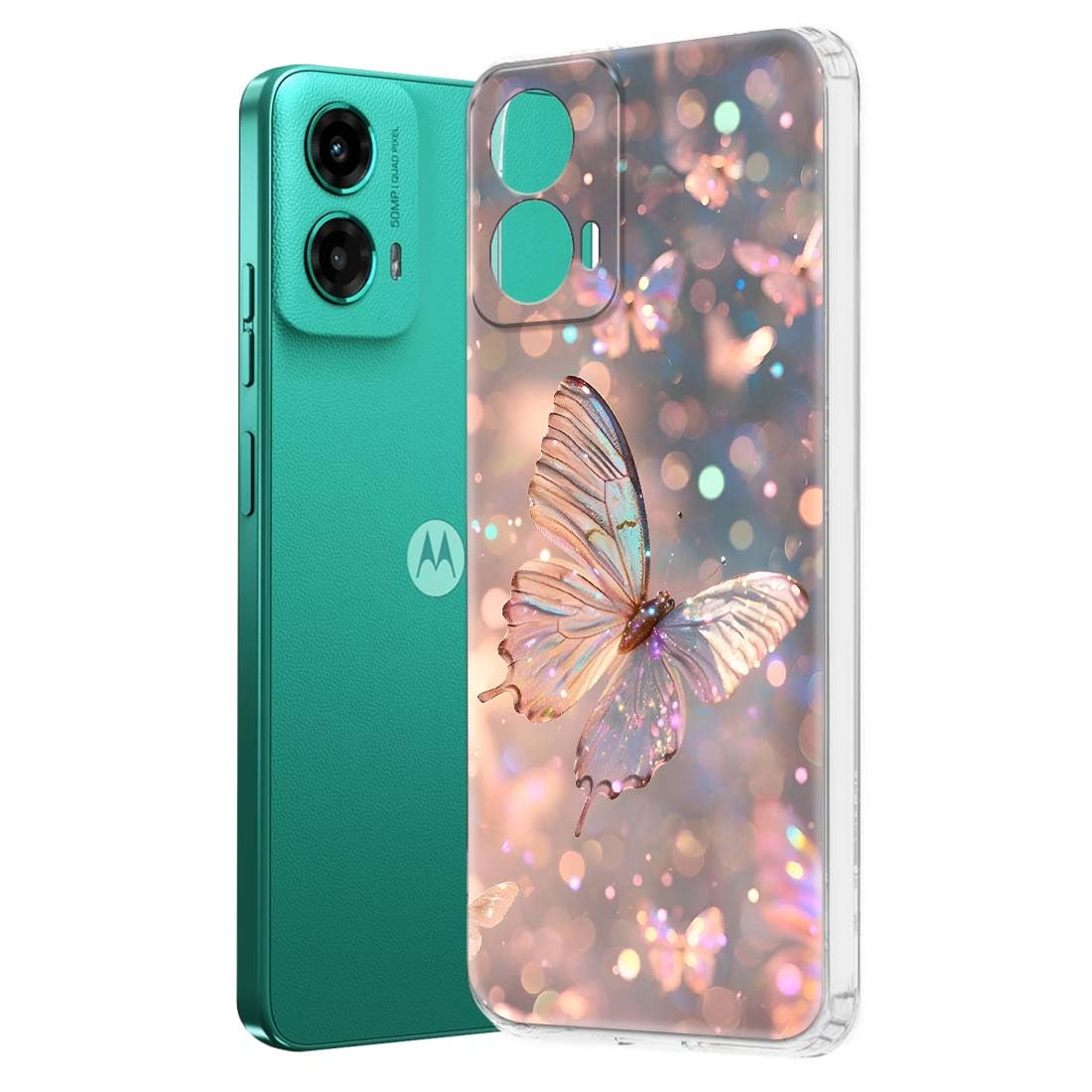 Nainz Soft Mobile Back Cover for Motorola G45 5G (Silicone_Multicolor) (B0DF82GBGG) Amazon Price History, Amazon Price Tracker