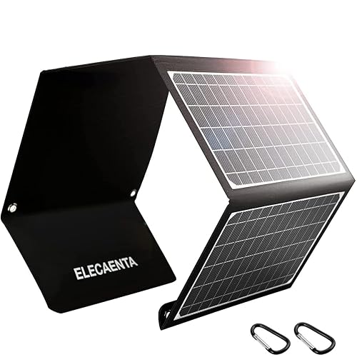 ELECAENTA 30W Portable Solar Panel (25% Conversion)