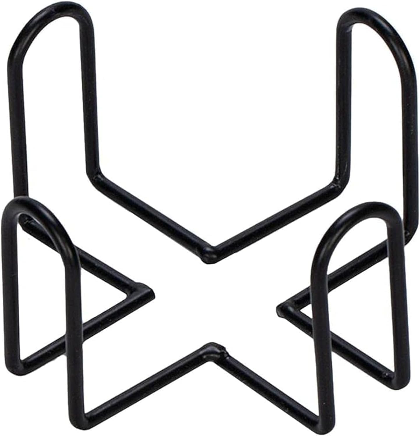 Hehglng Black Iron Coaster Holder Metal Storage Rack Coasters Shelf For Both Round And Square, Bar Coasters (4.40 X 4.40 X 2.48Inch)