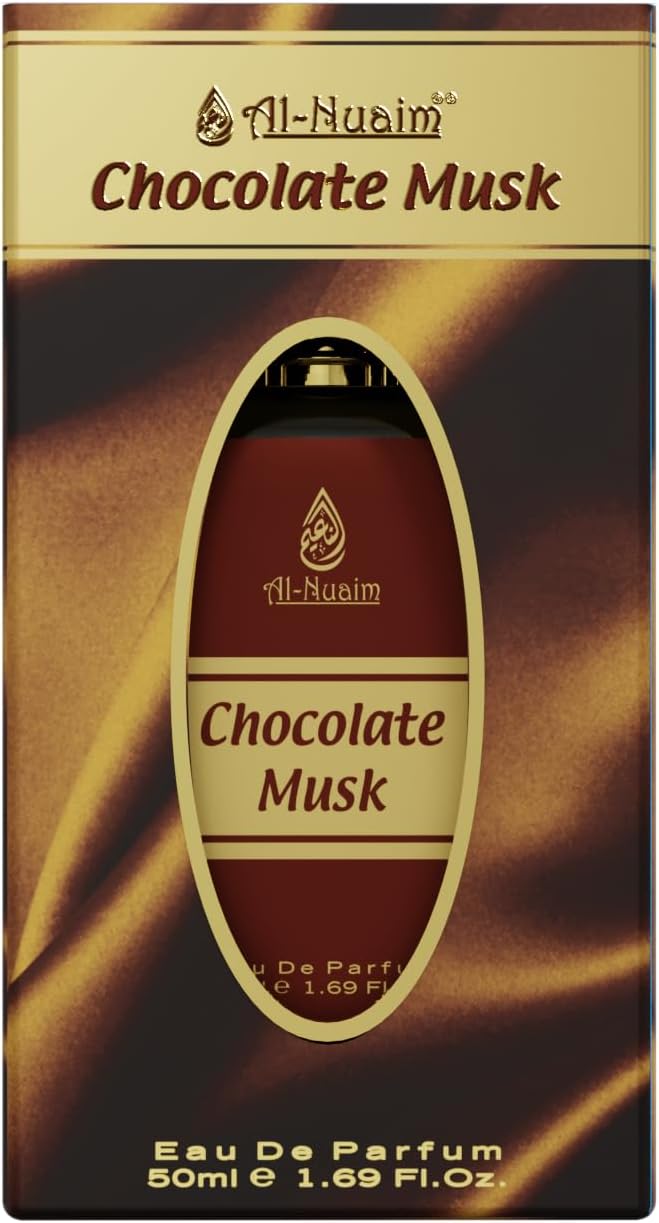 Al Nuaim Chocolate Musk Eau De Parfum for Men - 50ml | Long Lasting Luxury Perfume | EDP