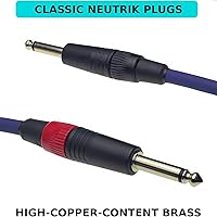 Vista 3 de Evidence Audio Cable de altavoz Siren II de 3 pies recto a recto de 1/4 pulgadas