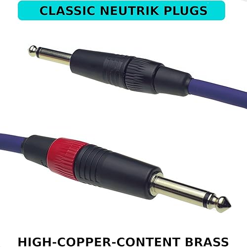 Miniatura 3 de Evidence Audio Cable de altavoz Siren II de 3 pies recto a recto de 14 pulgadas