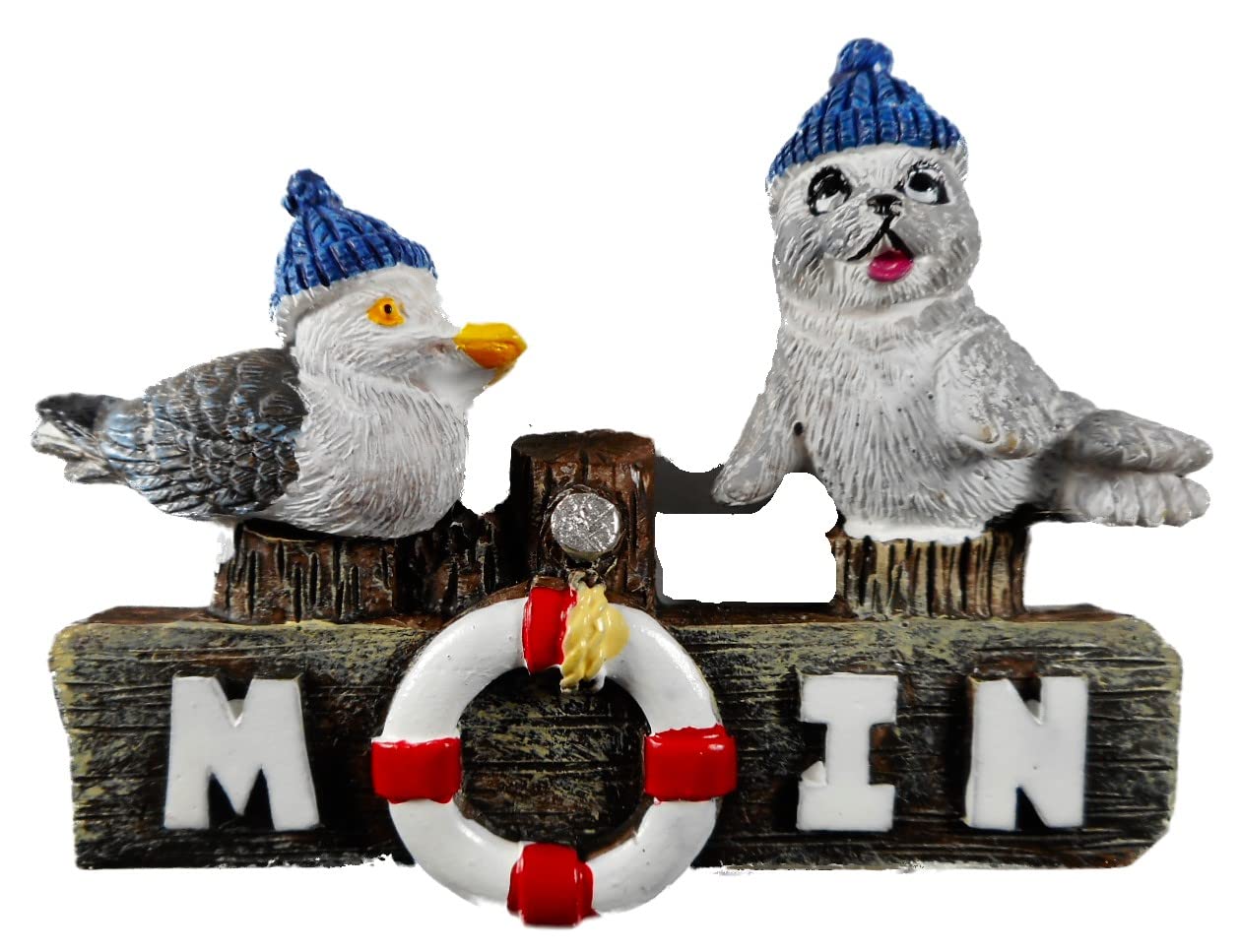 Hamburg Souvenir Magnet - Maritimer Kühlschrankmagnet 14x4cm