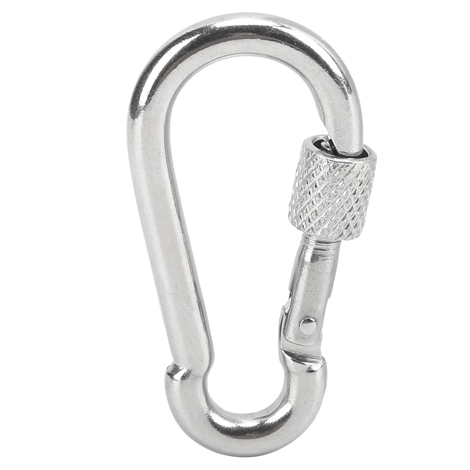 Mousqueton Alu WAPAG – Forme D, 12KN (1200 Kg), 21 G – Pour Camping, Hamac, Porte-clés – Antirouille