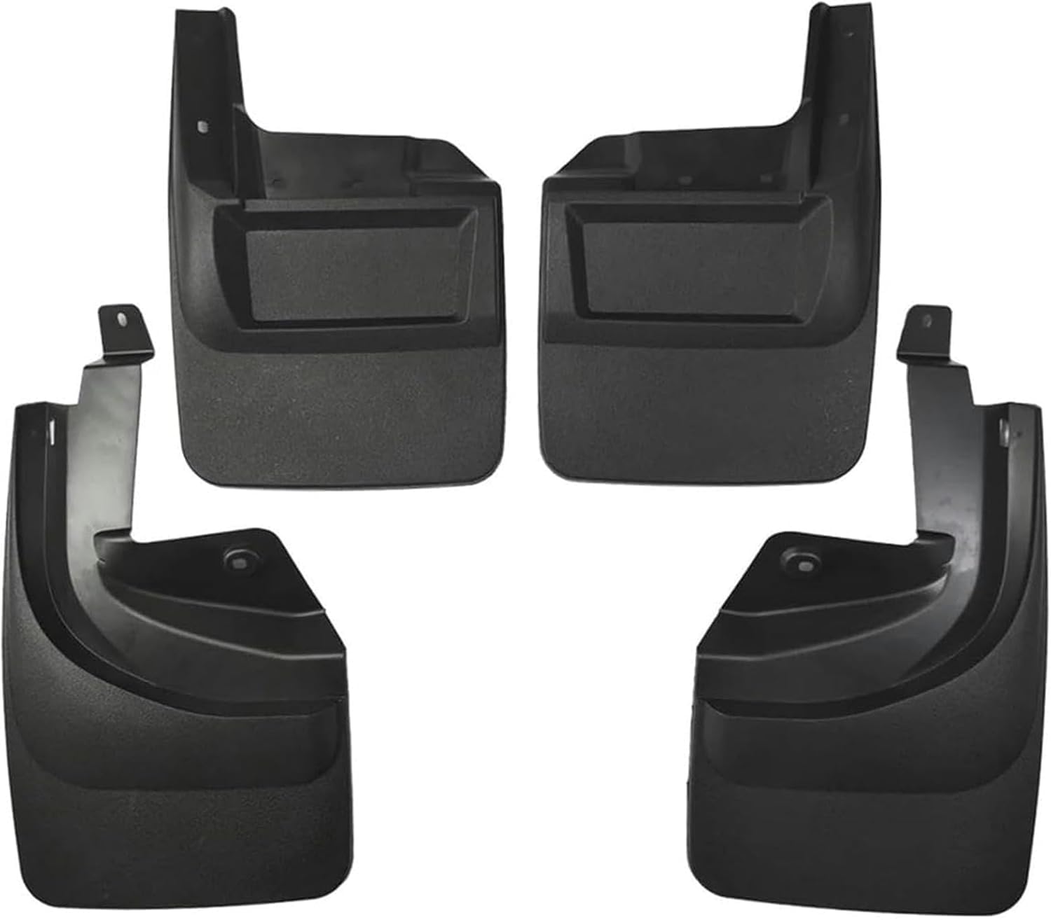 No-Drill Mudflaps for Jeep Wrangler JL 2018-2024, Bolt-On Kit, Road Legal