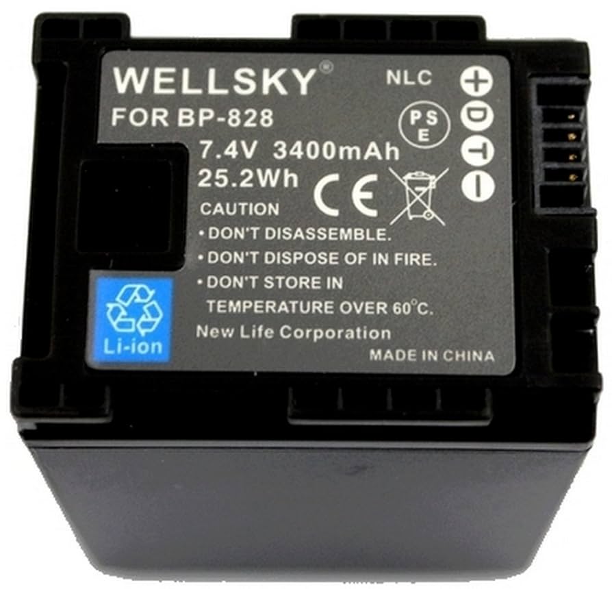 Amazon | NLC BP-820 BP-828 互換バッテリー [ 純正充電器で充電