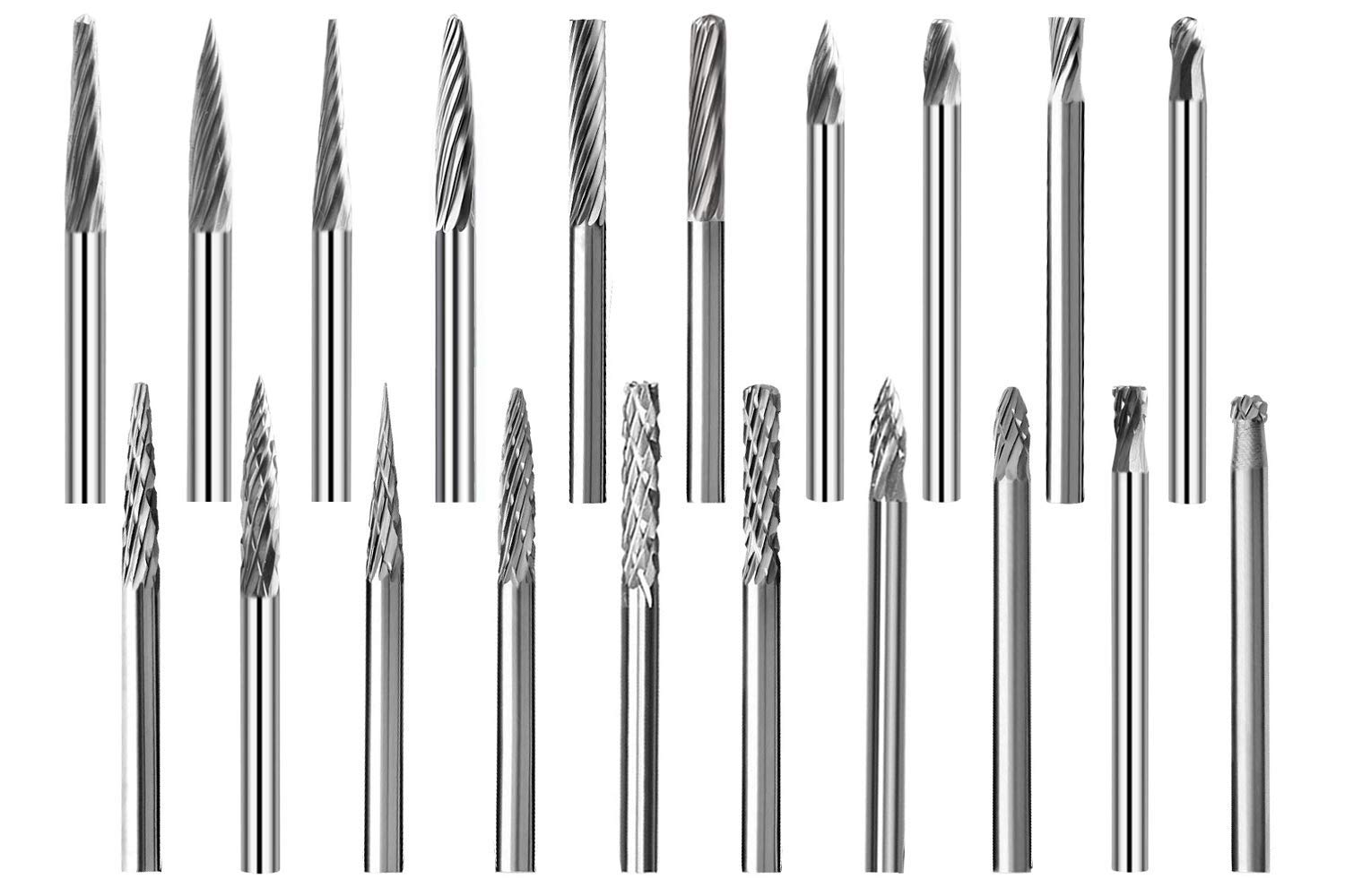 Buy Carbide Burr Set Tungsten Carbide Burr Rotary ORAPXI 20pcs 1/8