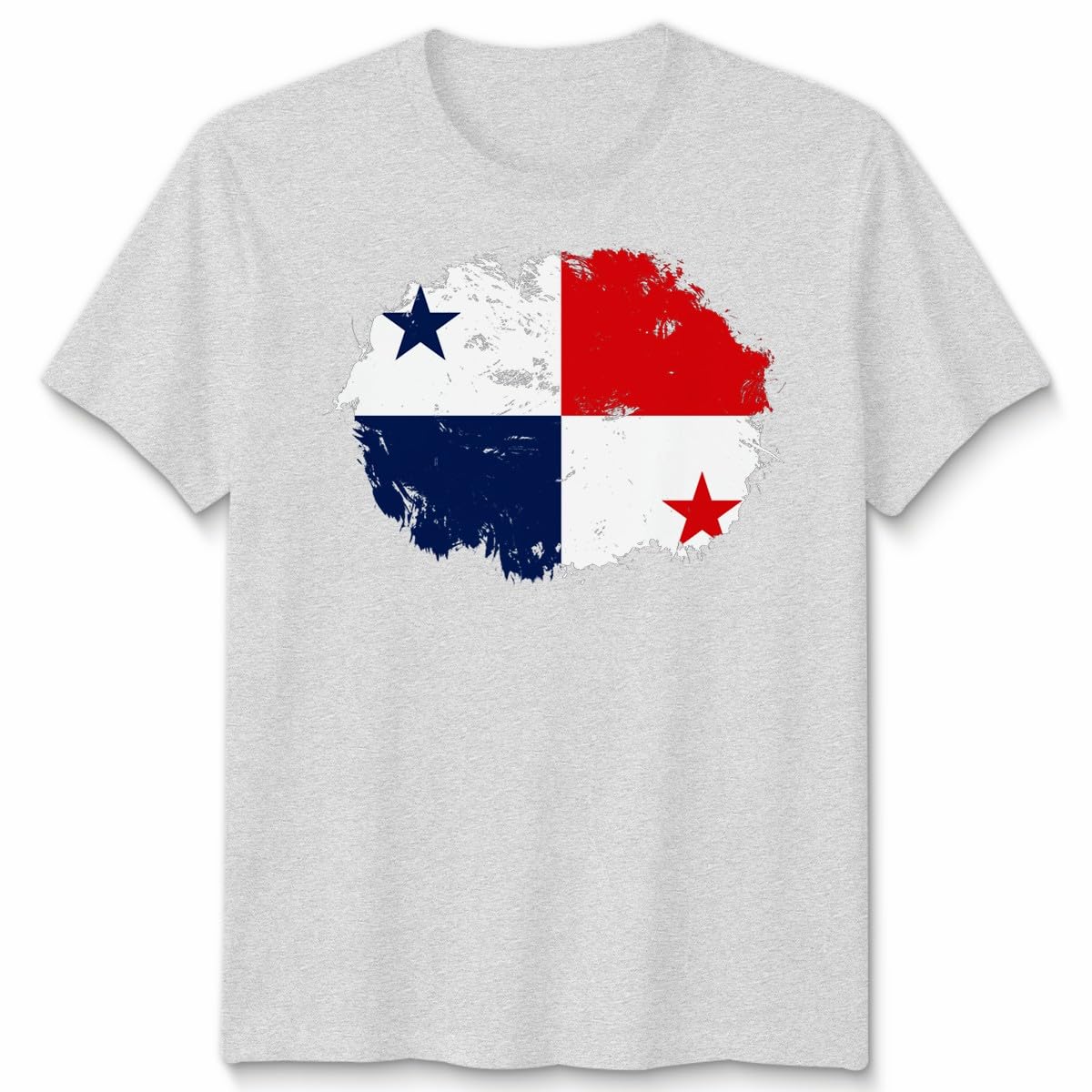 D&T Panama Faded Flag Unisex Tshirt Panamá Football Panamanian Gift Shirt Unisex L Heather Grey