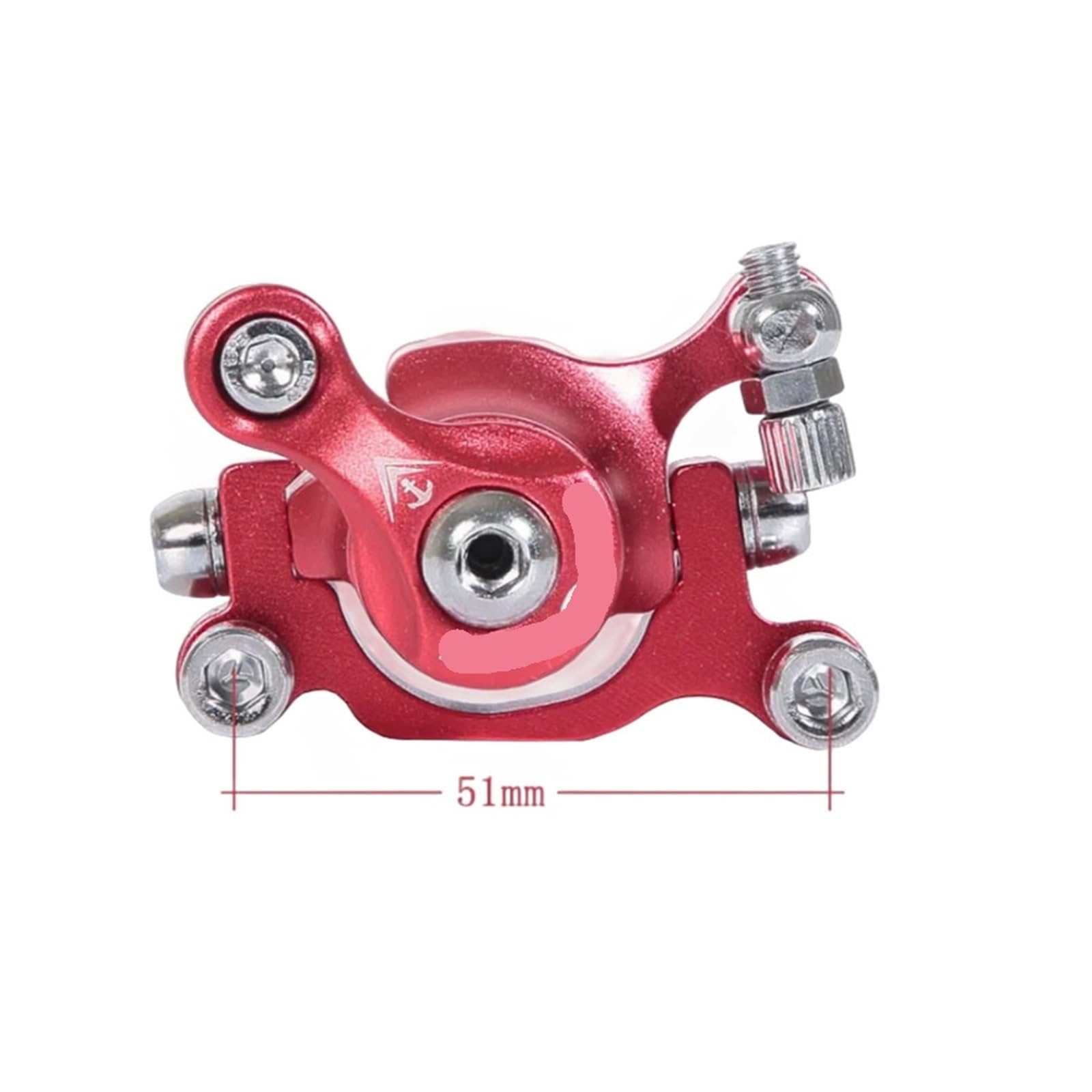 Frein à Disque de 10 Pouces for Trottinette électrique Mer-Cane à Roues Larges Pro, Accessoires de Base de Frein Avant et arrière