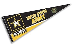 College Flags & Banners Co. Army Banner Seal Emblem Pennant Flag
