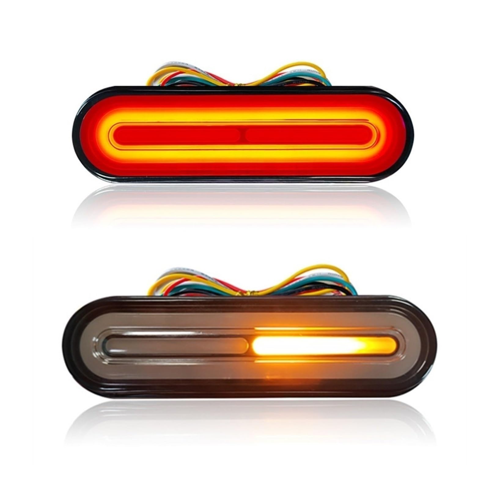 Fanali Posteriori Freno A LED 3 In1 Per Moto Indicatori Di Direzione Che Scorrono Luce Segnale DRL 10-80V Luci Lampada Arresto Del Indicatore Fanalino Posteriores