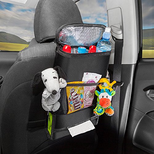 Waybread Car Backseat Organizer/Cozy Insulated Auto Bag/Make Travel Comfortable