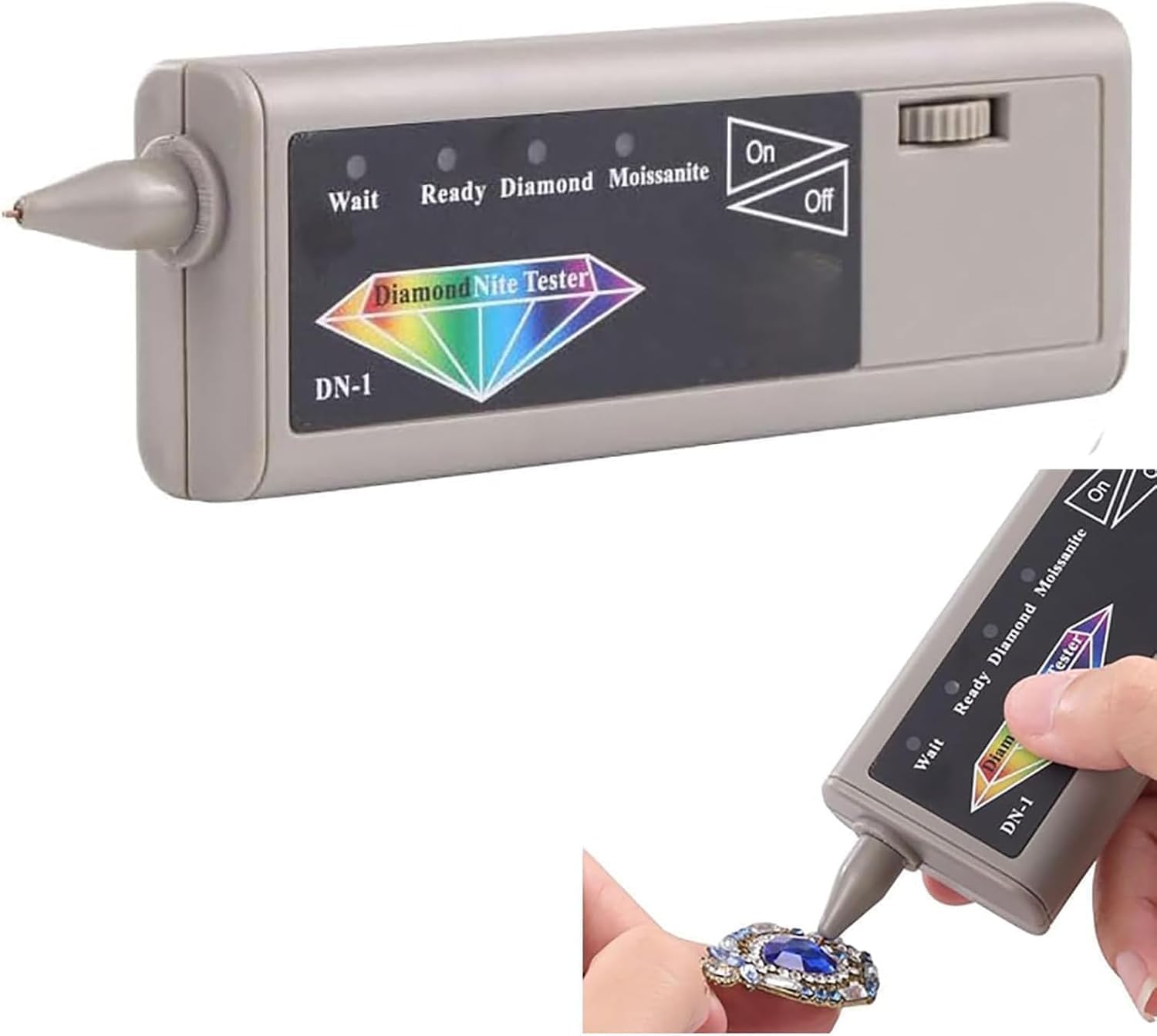 Rechargeable Diamond and Moissanite Tester, Diamond Tester Pen Moissanite and Diamonds Accurate Diamond Tester Pen