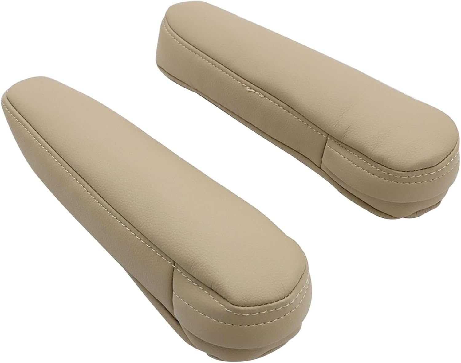 FZJDSD 2pcs Tan Microfiber Leather Seat Armrest Cloves Compatible with Toyota Sequoia 2001 2002 2003 2004 2005 2006 2007