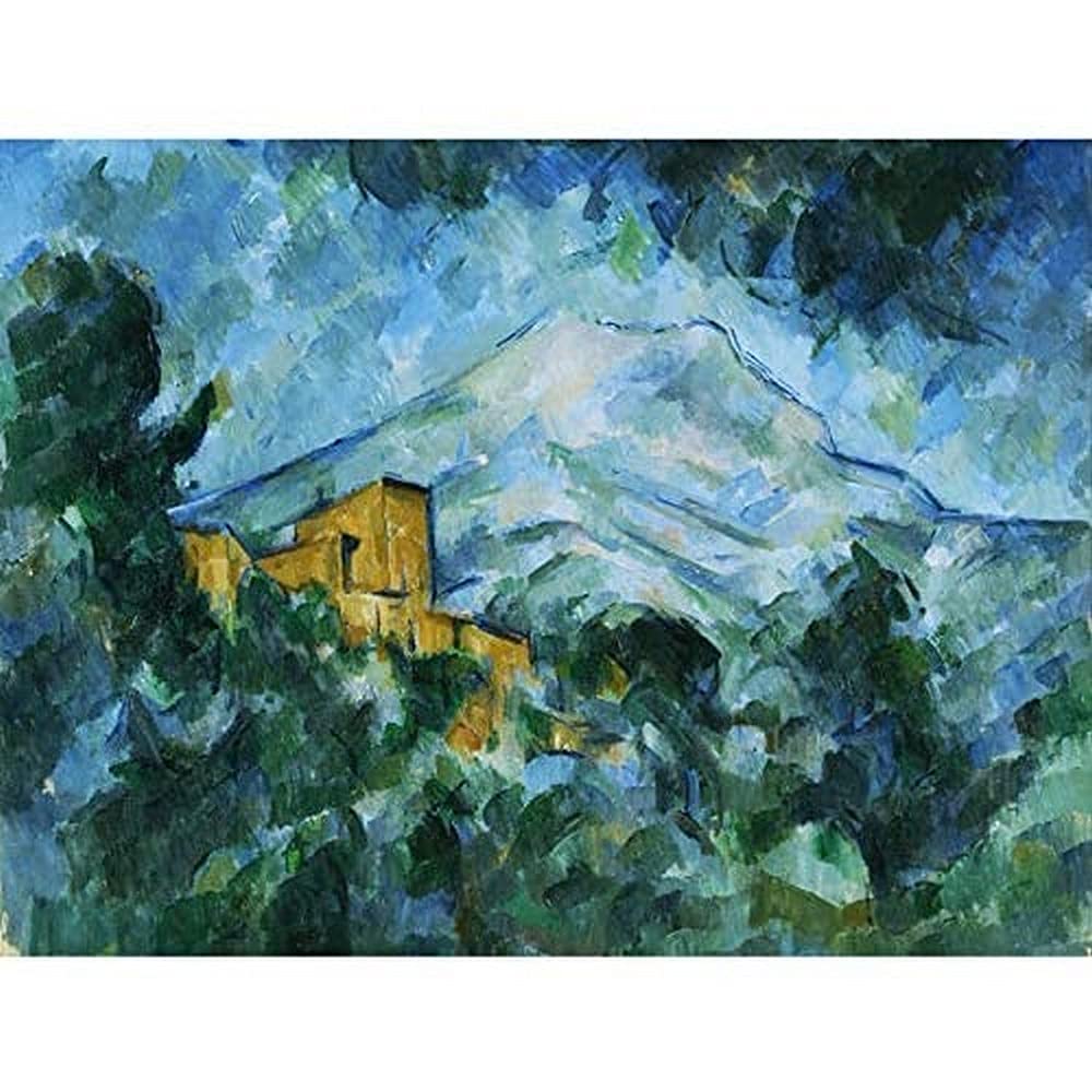 Paul Cezanne Mont Sainte Victoire And Chateau Noir Unframed Wall Art Print Poster Home Decor Premium