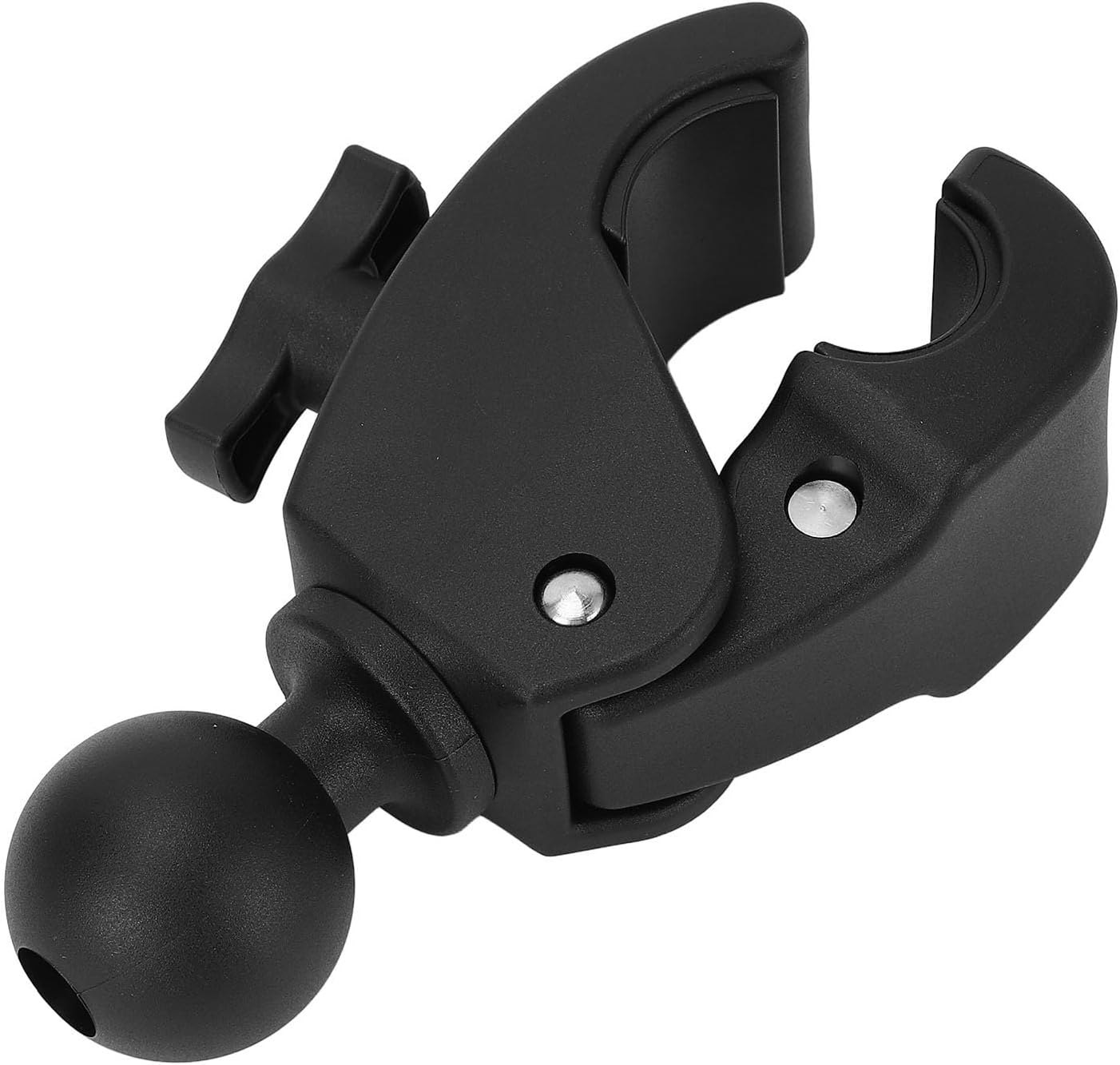 RiToEasysports Universal Tablet Mount Adapter, Rubber and Nylon Construction, 1-2.1 Inch Diameter Compatibility, Ball Head Design