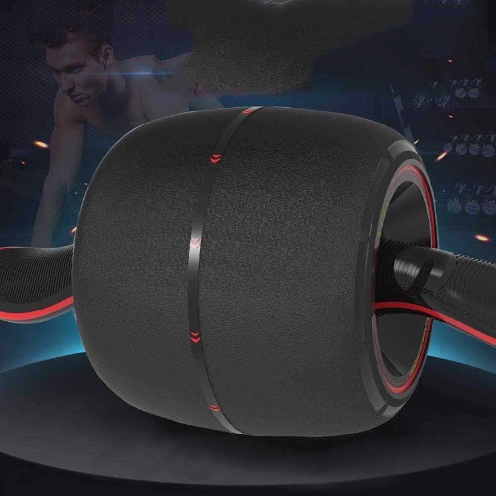 Wheel Abdominal Core & Body Strength, Trainer, Exercise Wheel，Speed Complete Workout System, Roller, Black