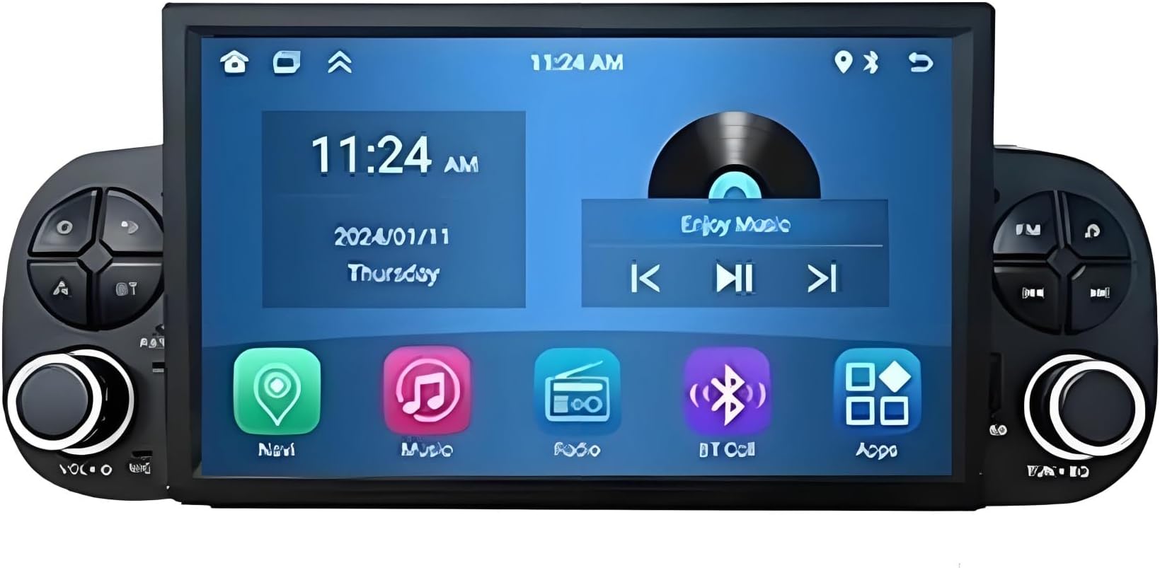 Wireless 7'' Carplay Android 14 Auto Stereo autoradio For Fiat for Panda 2020-2023 Maps Navigation(CBL-8G128G-CP)