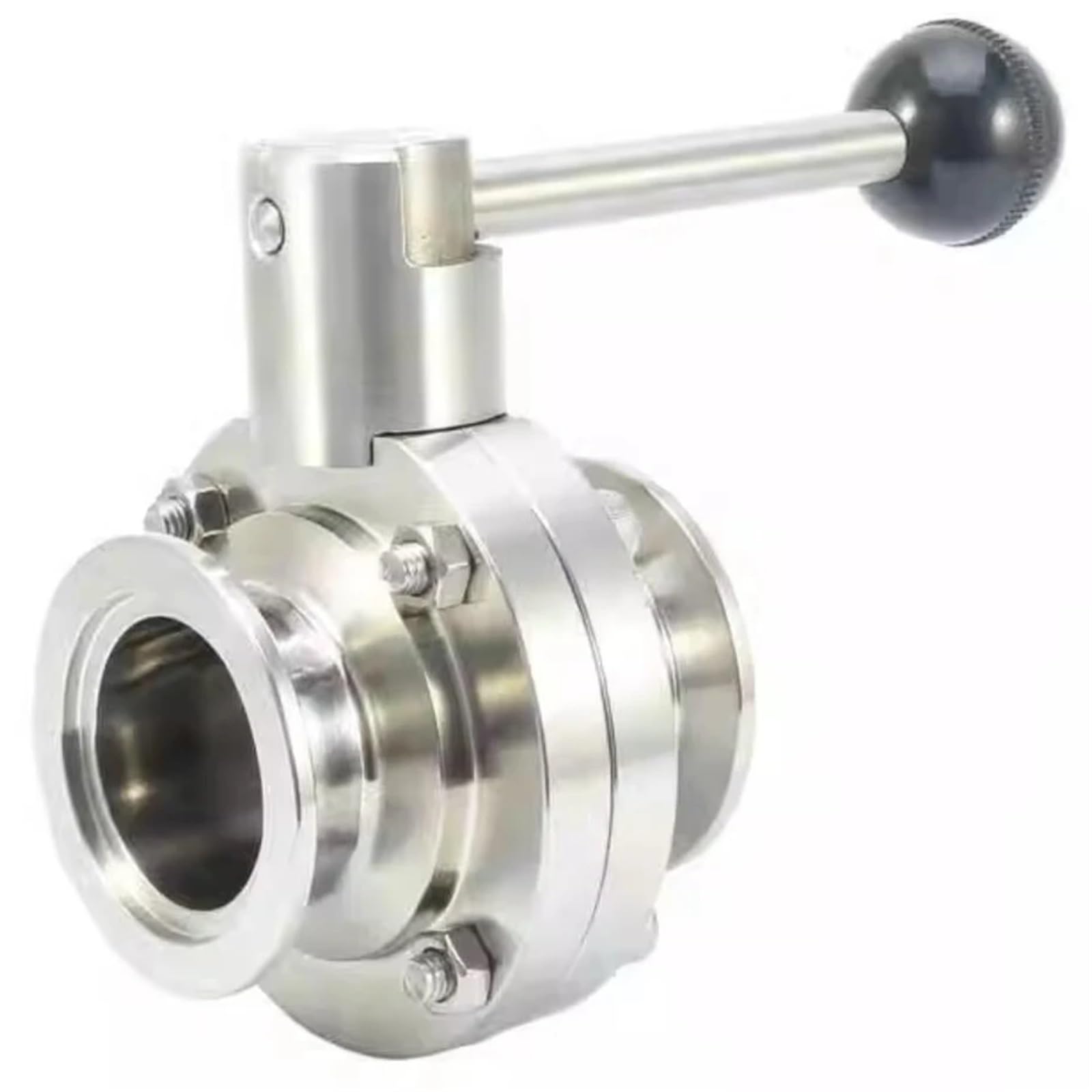 KF16 KF25 KF40 KF50 próżniowy zawór motylkowy sanitarny ze stali nierdzewnej 304 sterownik przepływu Homebrew (KF25 K40mm)