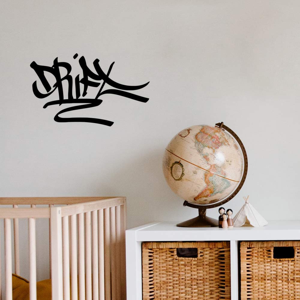 Gadgets Wrap Wall Decals 29CM Wall Stickers Black Color - (Drift Monster Domo Kun)