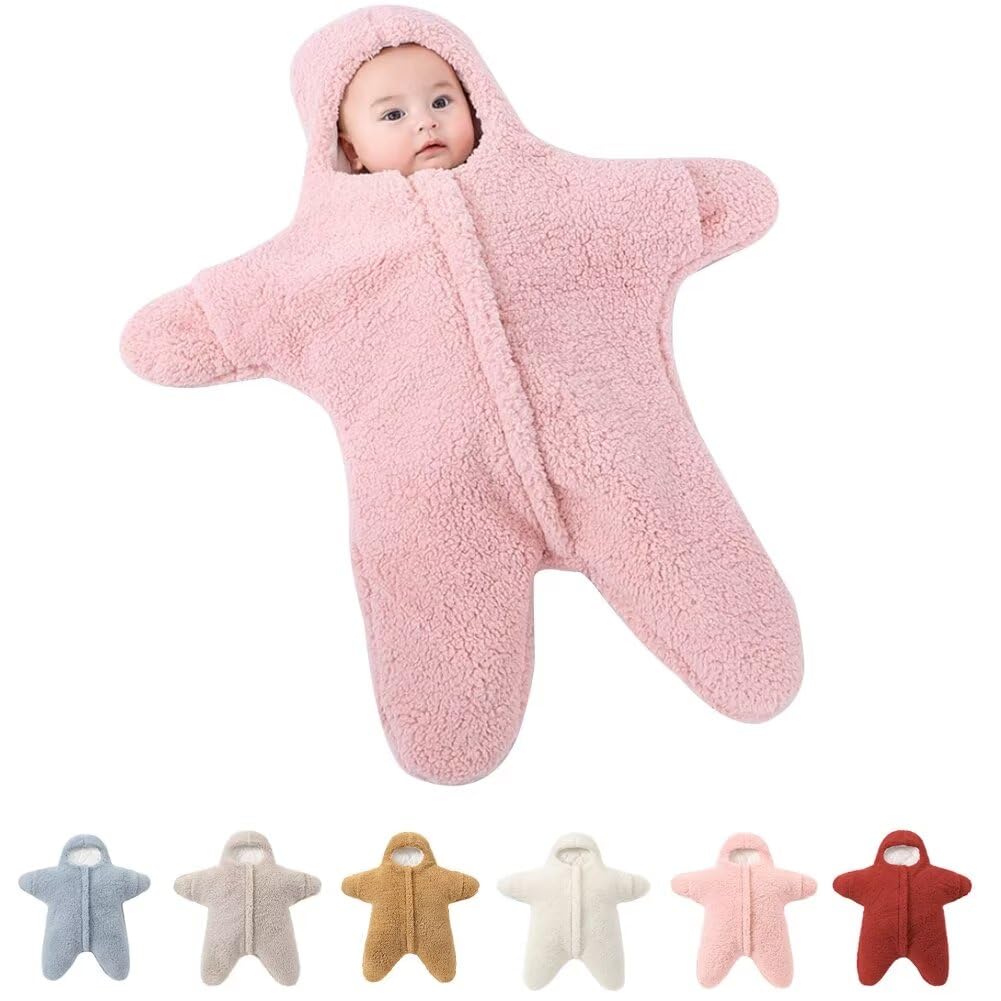 Amazon.com: Baby Starfish Onesie, Cute Thick Fleece Wearable Soft