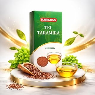 Harisons Taramira Oil | 100% Pure Cold Pressed Taramira Oil | Natural Ayurvedic Hair &amp; Skin | Nourishing &amp; Strengthening |...