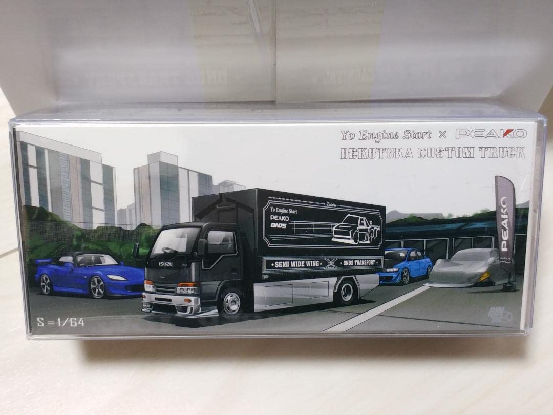 Amazon | 1/64 Peako x BNDS いすゞ ELF デコトラ ウイングトラック