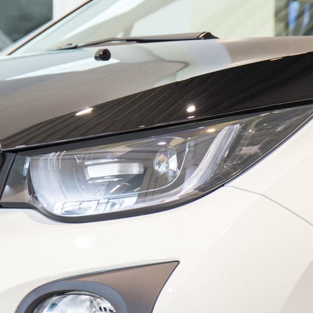 2 Pezzi Auto Faro Tinta Nero Pellicola Protettiva Vinile Protezione Adesivo TPU Trasparente, per BMW i3 2013-2020 Accessori