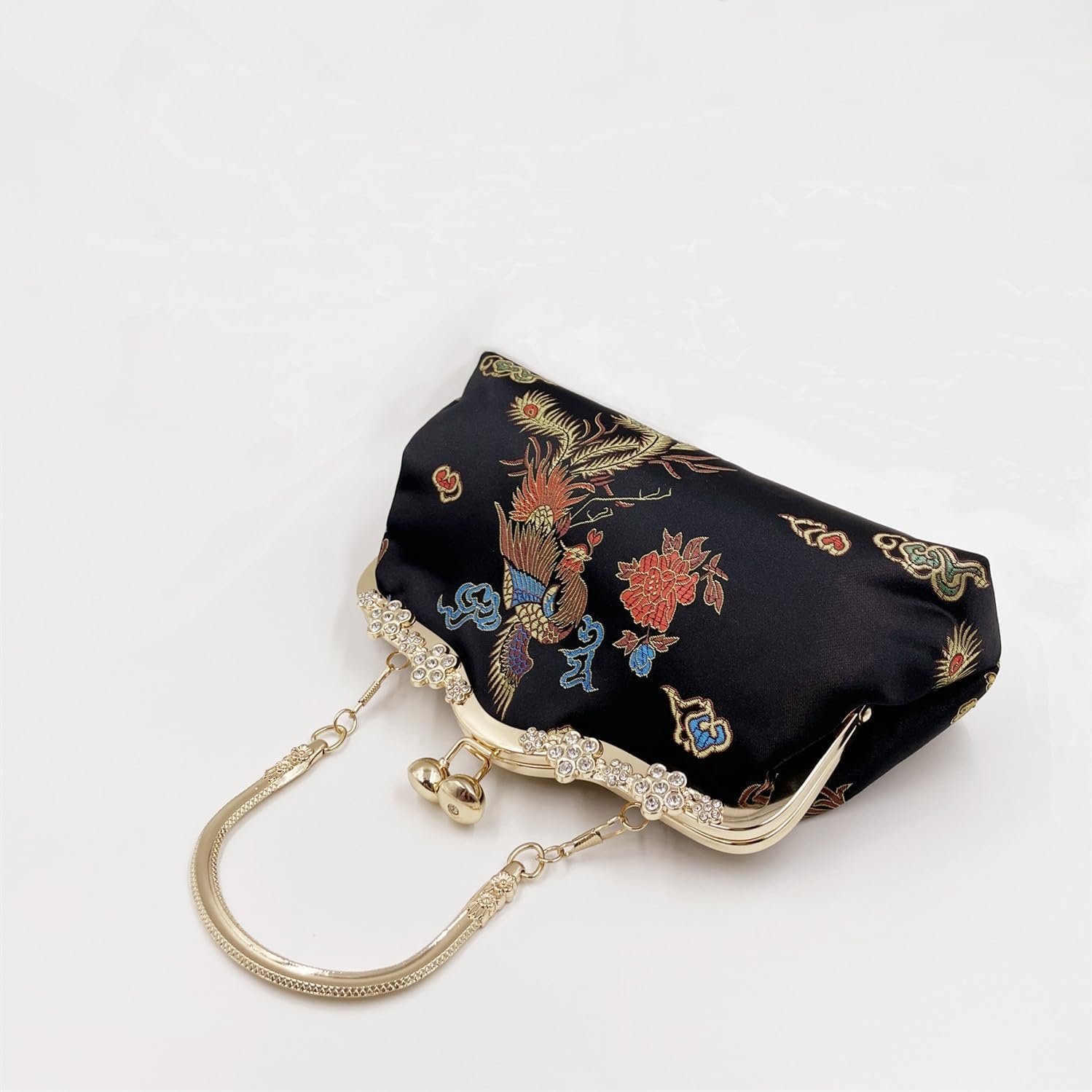 Silk Bag Women Handbag Crossbody Embroidery Tote Cheongsam Female Bags Clutch