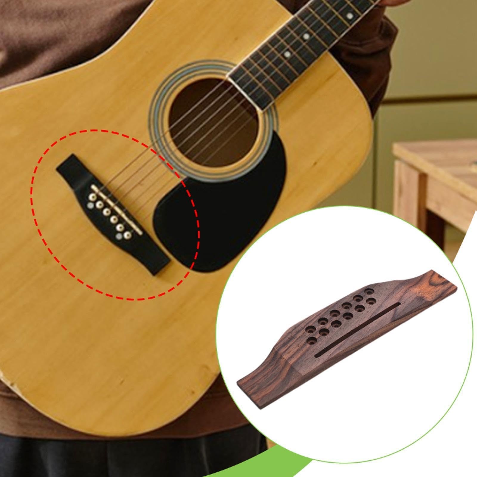 Manutenzione Del Ponte per Chitarra Acustica a 12 Corde: Installazione E Sostituzione Semplici (in Legno)