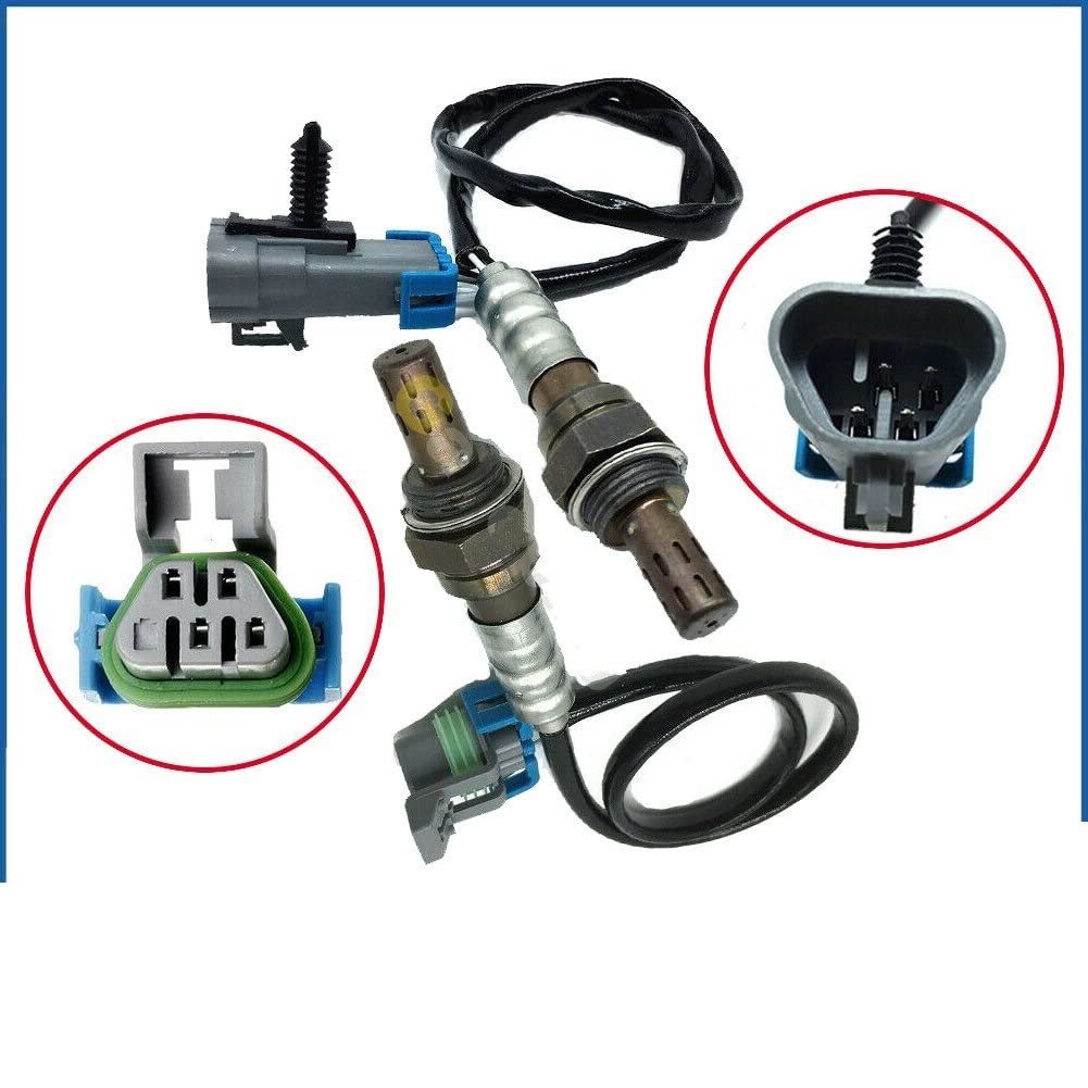 2pc OEM No .: 234-4294 234-4331 per Isuzu per Ascender 4.2L 2007 2008 Sensore di Ossigeno A Monte A Valle Accessori per Auto Sensore Ossigeno Sonda Lambda Sensor Oxígeno Coche