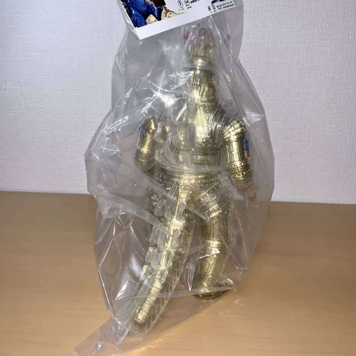 Amazon.co.jp: マルサン メカゴジラ 450 ソフビ メカ内蔵 ゴールド塗装  