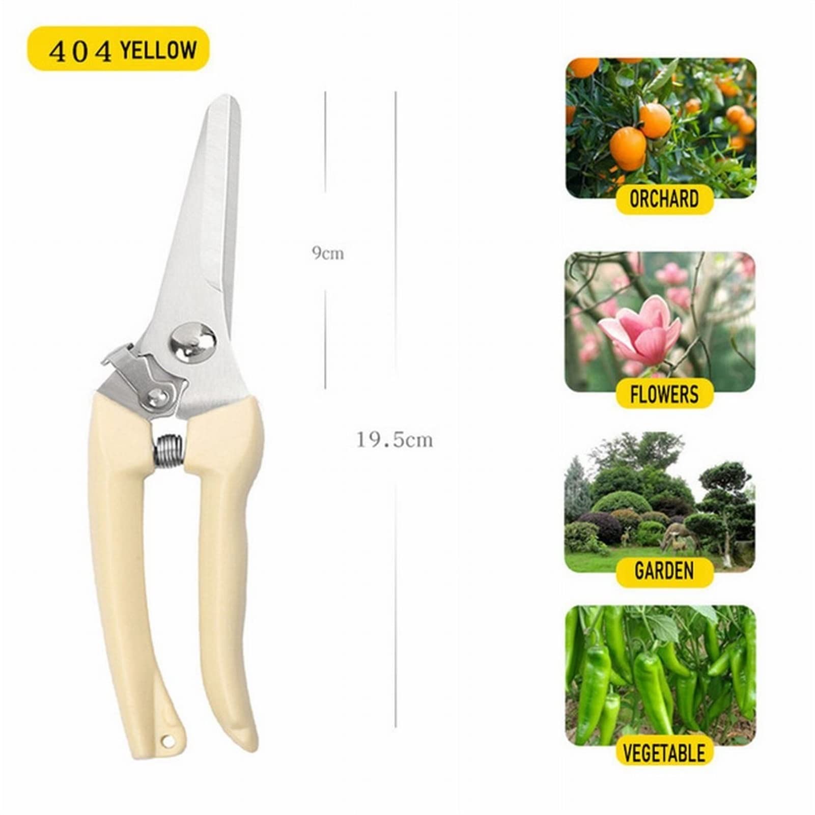 Sécateur Outils de Plantation Pièces et Accessoires pour Outils de Jardinage Greffage Sécateur Couteau Greffons Kit de Jardinage Cueilleur de Fruits Main pour