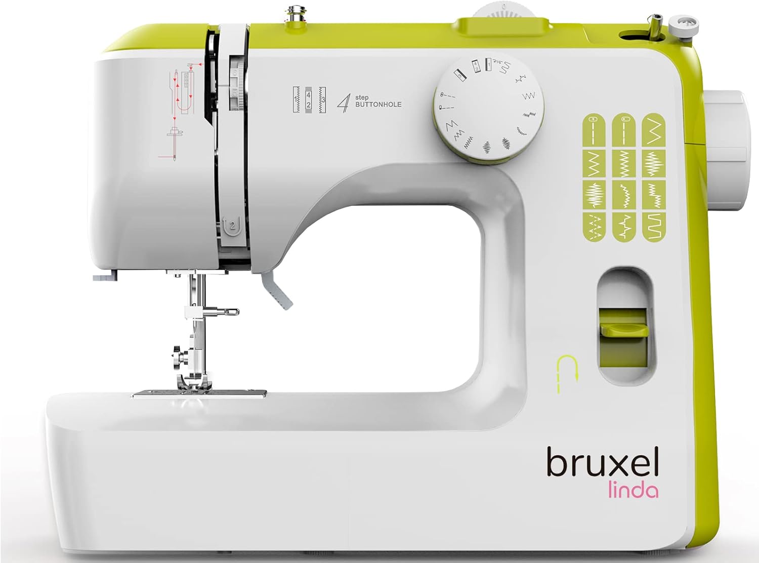 Bruxel Linda Sewing Machine For Adults, Easy To Use Sewing Machine Beginner with 12