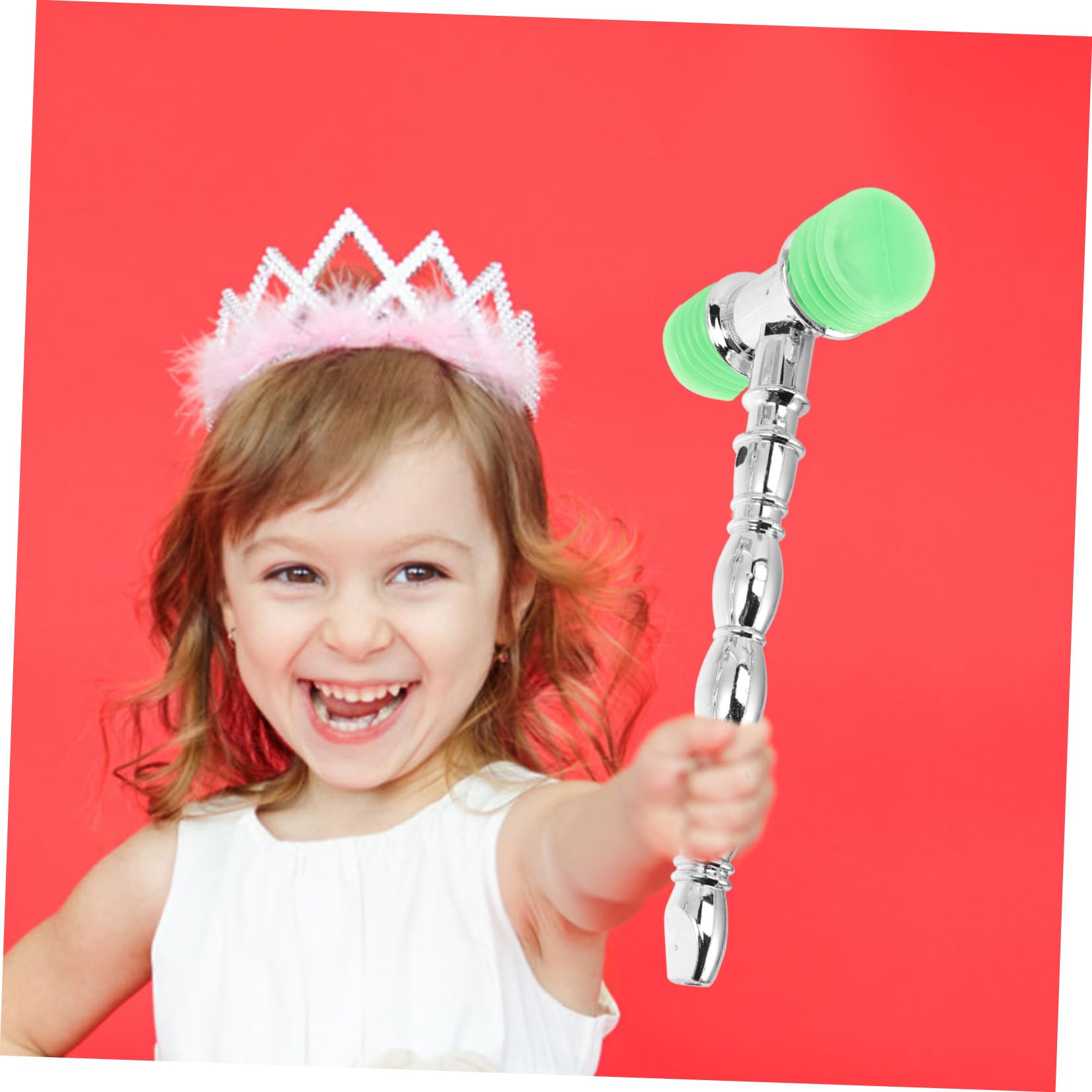 VANZACK 6pcs Sound Hammer for Lightweight Party Props for Celebrations Fun Pounding for Birthdays Christmas and Holidays and Engaging Cheering Hammers Random Color