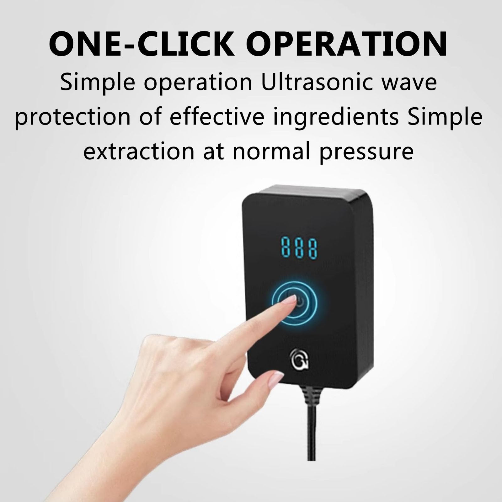 GZPKJ Sonicador Disruptor Celular De Laboratorio, Homogeneizador Ultrasónico, Frecuencia De Trabajo 40 KHz, Tiempo De Limpieza 300 S, para Espresso, Café Moca, Capuchino, Biología, Óptica, Joyería