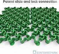 Vista 3 de Standartpark Adoquines permeables Vodaland EasyPave, rejilla de entrada de césped y grava, clase de carga A-D, adoquines 100% plástico reciclado