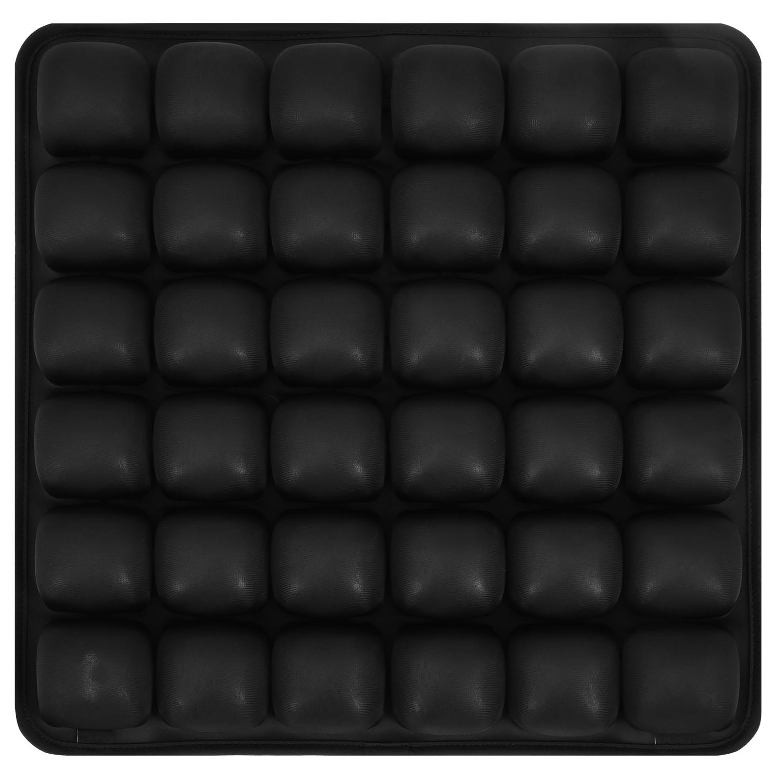 NIHUIFDPY Inflatable Seat Cushion for Pressure Relief, 3D Air Cell Wheelchair Cushion, Ergonomic Breathable Car & Office Chair Pad, 250kg Load Bearing Foldable Travel Cushion (Black, 36 Air Cells)-image-43