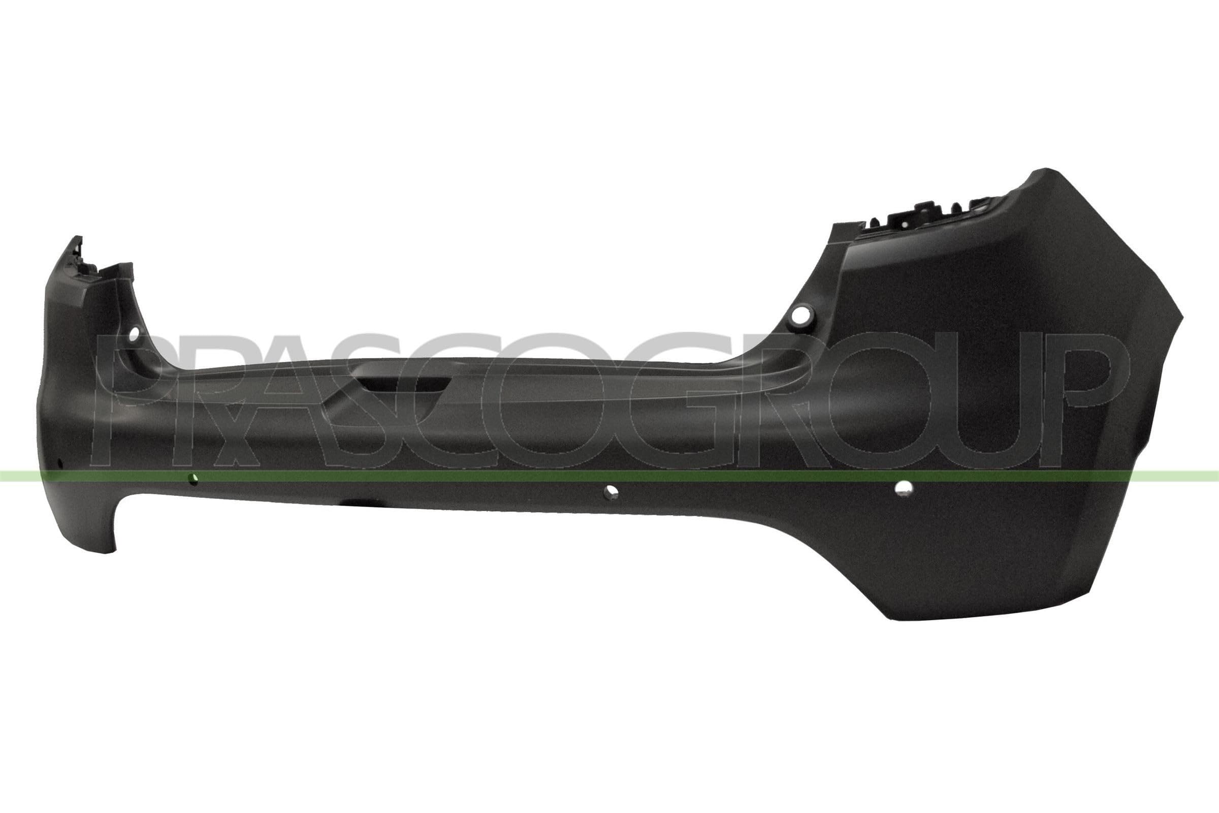 PRASCO RN3291061 Heckstoßstange Stoßfänger Hinten Kompatibel mit RENAULT Clio IV Schrägheck BH
