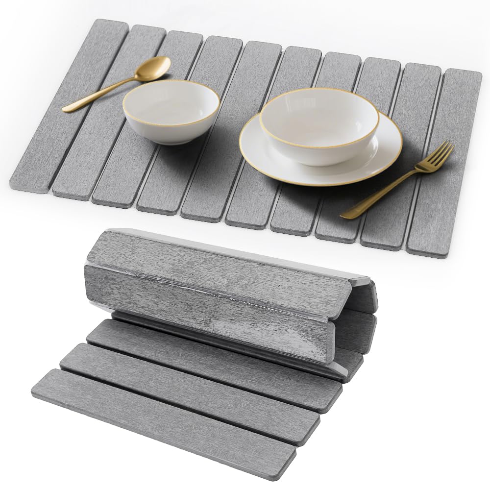Favorking Light Grey Stone Drying Mat