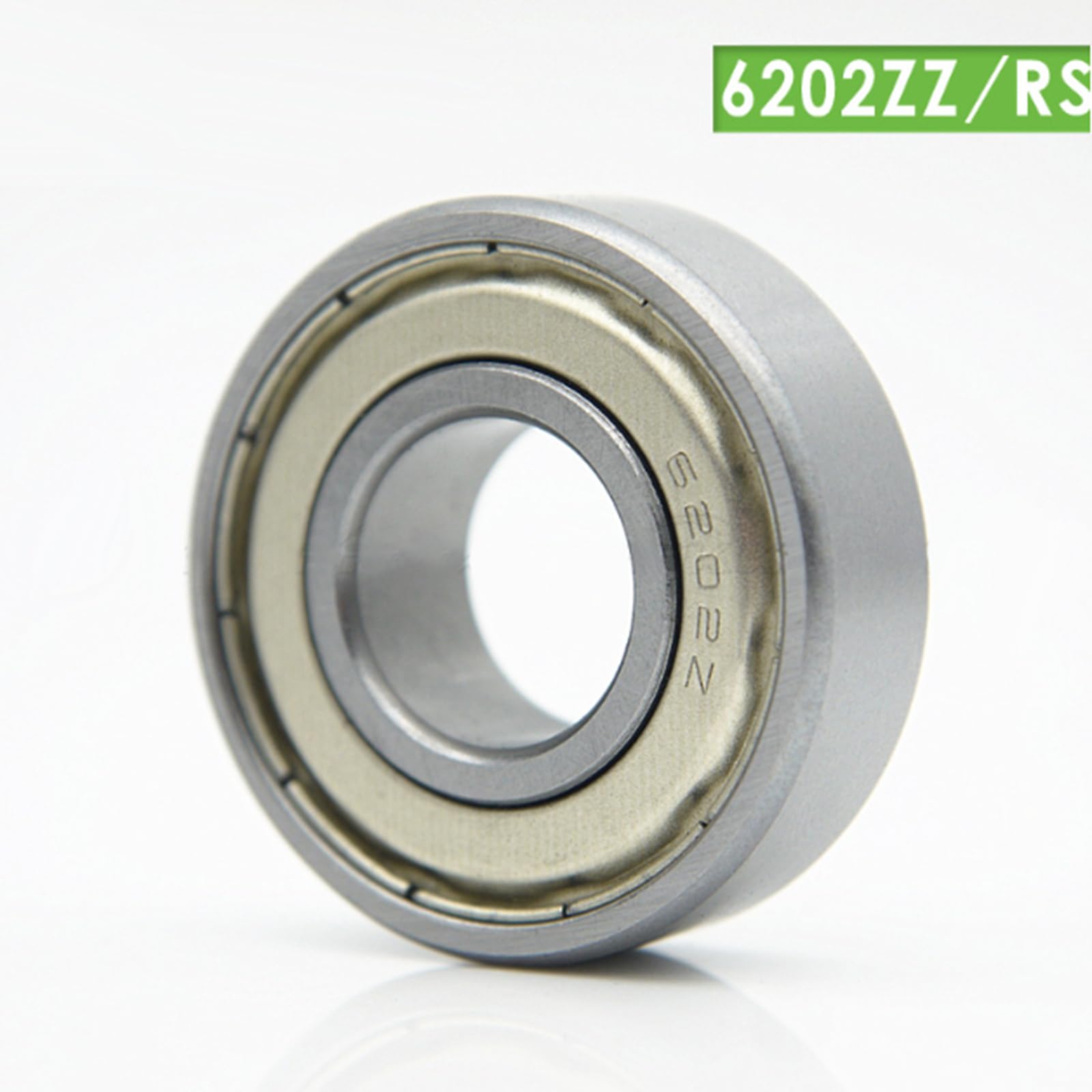 MACHSWON Kugellager, Eisen-Abdeckung, Schild, S6202ZZ-420, Edelstahl, Rillenkugellager, 15 mm x 35 mm x 11 mm, 10 Stück