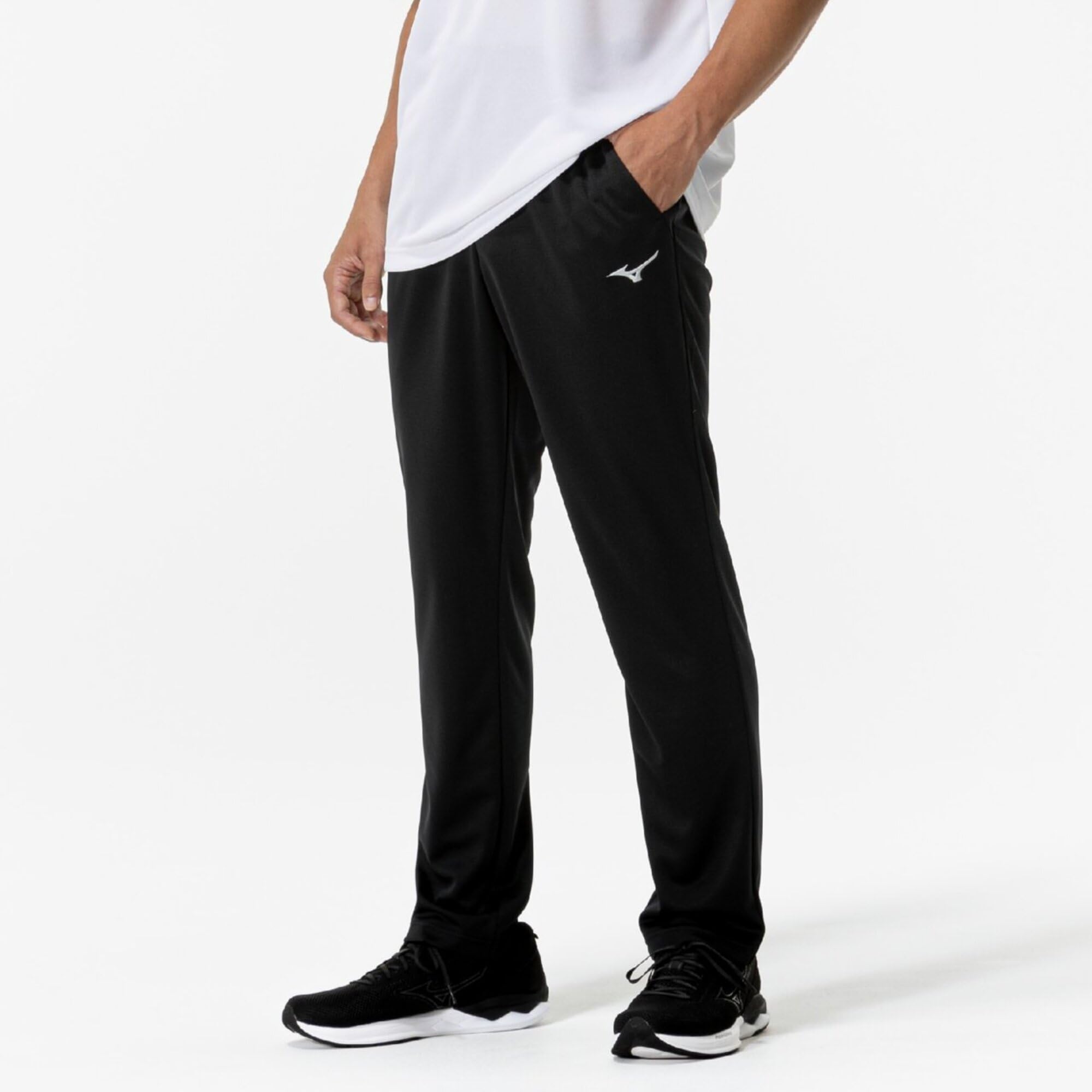 MIZUNO(ミズノ)のストアを表示 MIZUNO(ミズノ) トレーニングウェアナビドライ ニットロングパンツ 吸汗速乾 UPF15 32MDC195 メンズメンズ in use