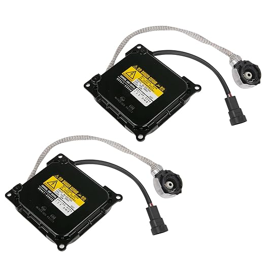 Hid Headlight Ballast Replacement for Lexus: IS250 ES350 GS350 LS460 - Toyota Prius Solara Venza - Xenon Headlight Ballasts Replaces KDLT003 DDLT003 85967-5202 2pcs