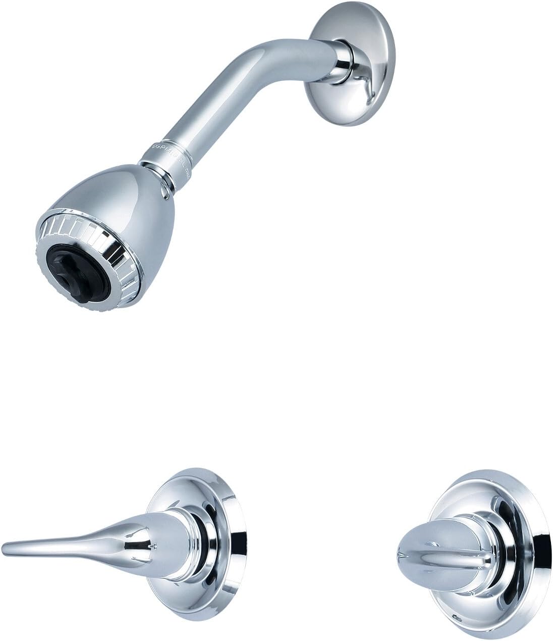 Olympia Faucets P1252 Two Handle Shower Set, Chrome Finish Two