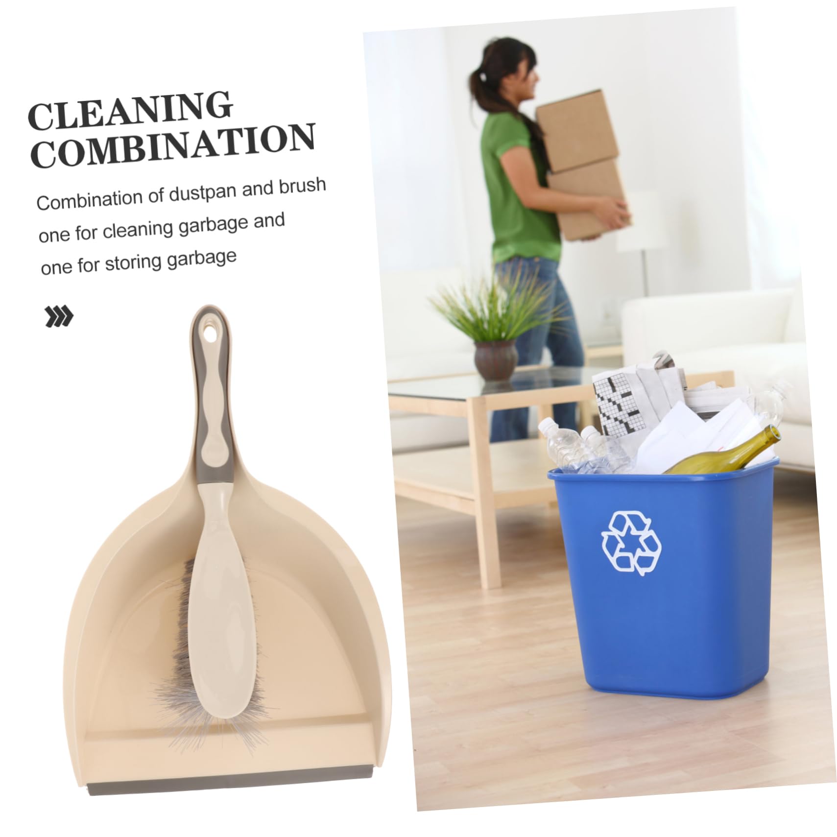 Beavorty 1 Set Multifunctional Cleaning Brush Cleaning Shovel Broom Dustpan Living Room Mini Brush Desktop Cleaning Supplies Mini Dustpan Shovel Brush Combination Table Cleaning Tool