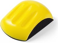 Vista 2 de Bloque de Lijado Manual de 5 Pulgadas con Gancho y Velcro, Bloque de Lijado de 2 Piezas Redondo y Mouse, Bloques de Lijado Manual de Espuma